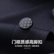 杉杉（FIRS）凉感高弹短袖T恤男2025夏季新款舒适商务感无痕POLO通勤衫701 藏青 M (170)