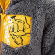 Disney Disney Boys Children's Clothes Children's Comfort Cotton Velvet Stand Collar Jacket Thickened New Cartoon Cotton Clothes 2020 Winter DB041IE03 Dark Gray 130cm