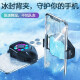 Guliu Mobile Phone Radiator Semiconductor Refrigeration Back Clip Cooling Portable Game Cooling Equipment Apple Xiaomi Huawei Chicken King King Peripheral Auxiliary Artifact-Black