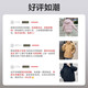 波司登（BOSIDENG）【反季】新款时尚休闲三防短款加厚保暖廓形宽松连帽面包羽绒服 莲雾灰8984 XS 155/80A 体重约110以内