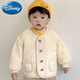 Disney Baby Fur Plush Jacket Новая зимняя одежда для мальчиков и девочек Осень и зимние утолщенные хлопчатобумажные куртки для хлопчатобумажных курток для детей теплые вершины Модный верблюдный свитер [Добавленный бархат] 73