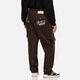 Evisu Herren kleine Möwe bestickte Cordhosen 2eAHTM3PT1047Rxcd Dark Coffee 28
