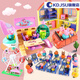 
Peppa Pig family of four toys Peppa Pig family of four children playing house toy gift box set Peppa Pig full set dolls dolls gift girl full set 25 characters [soft head] [gift box set]