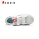 ABC Kinder Kinderschuhe 2025 Frühling neuer Jungenschuhe kleine und mittelgroße Kinderklettklasse Sneakers Weibchenschale weiße Schuhe Weiße Größe 35 Geeignet für ungefähr 21,4 cm lang