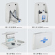 Cute rabbit prince baby care table third bathroom mother and baby room wall-mounted diaper changing operation table Cute rabbit baby table bed can be foldable A1 model with HDPE care table standard