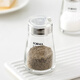 Asibilu Japanese seasoning bottle seasoning jar with lid pepper and salt bottle seasoning box seasoning jar glass seasoning bottle kitchen supplies salt shaker