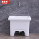 Lefit (lfte) bathroom ceramic wash mop pool balcony mop trough household Taiwan controlled large, medium and small mop basin courtyard mop pool 5053 Taiwan controlled drain delivery to home