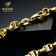 Vienna 18K gold necklace/men's thick shiny Japanese chain/new style/45-65CM 60cm14.4-14.5g 4.4mm