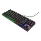 HP (HP) mechanical keyboard K10G mechanical keyboard USB cable e-sports keyboard e-sports Internet cafe chicken keyboard metal panel mixed color backlight area mixed light tea shaft