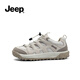 
Jeep Jeep Sneakers for Women Lightweight Retro Spring 2024 New Outdoor Slip Hiking Hiking Shoes for Women Lace-free 694 Gray 37