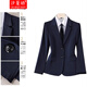 Ximan petite blazer women's business attire women's suit spring and autumn style senior suit manager college student interview formal wear black suit S size (suitable for weight 80-90)