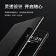 正件 适用荣耀Magic4手机壳 magic4 pro保护套手机壳智能视窗休眠手机套防摔真素皮免翻盖皮套 荣耀magic4 Pro-经典黑