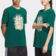 阿迪达斯 （adidas）男装女装 时尚潮流运动服跑步训练健身休闲圆领短袖T恤衫 IP3886 3XS/155