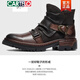Cartelo Leather Martin Boots Мужская осень и зима, новая британская европейская станция Retro Harle
