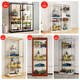 LEGO display cabinet household handicraft display stand dust-proof transparent glass cabinet up to storage toy model display cabinet custom shot contact customer service