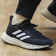 
Adidas casual shoes men's shoes spring and autumn new sports shoes 4D printing shock-absorbing breathable running shoes GX9249 GX9249 black and white color matching 42.5