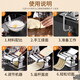京严匠造压面机家用面条机小型不锈钢饸络机莜面工具手摇多功能擀面压面条