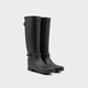 Botas de lluvia British British Botas Rain Bots Women's Women Imploud Rain Rain Boots Rain Rain Boots Women's Outer Knight Boots Botas Botas largas para mujeres Negro/Blk 37