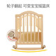 贝多美（beedome）婴儿床多功能bb宝宝床实木无漆摇篮新生儿可移动婴儿拼接大床 实木床裸床（无蚊帐无凉席） 单层小床无尿布台（95/55）0-2岁