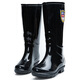 Huili Shanghai Huili Rain Shoes 863 Botas de lluvia de tubo alta para mujeres Anti-slip RESISTEN RESISTENTE LABORA DE PROBA DE PROBA DE LA PARACHA Mujeres 863 Grouper Grey Grey Medium Tube más Fleece 38