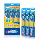 
Crest soft hair medium hair colorful crystal toothbrush adult 3 home pack (medium hair) new and old packaging colors random