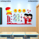LISM中队角布置墙贴纸小学少先队员主题墙面装饰学校班级教室文化建设 B655如图一套 小