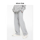 
nice rice good rice r. Series 500G cotton straight-tube casual trousers [same style in the mall] NCQ12027 blue mud grey (500g) S