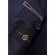 Blue Leopard (LAMPO) all season men's business suit top dark blue jacquard wool slim fit suit dark blue 52 (175/104) C