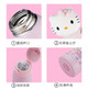 HELLO KITTY 凯蒂猫儿童卡通保温杯316镜面不锈钢带吸管保温水杯女童小学生保温杯 KT-1381【粉色600ML】
