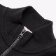 Baleno sweatshirt black letter print stand collar half zipper sweatshirt sports casual jacket 00A pure black S