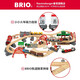Brio [Basic Luxury Set] Schwedische Qualitätsstrangstrecke Gebäude Spielzeug Kindergeschenke 3 Jahre alt + 33513-Trainer-Serie Sound und leichte U-Bahn-Station Set