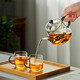 Lvchangming teapot glass tea set high temperature resistant teapot thickened teapot office home teapot 490ml