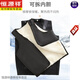 Hengyuanxiang middle-aged and elderly wool vest men's autumn and winter fur all-in-one warm vest real sheepskin vest dad thickened cotton vest dark gray 110 recommended 85-105 Jin Jin equals 0.5 kg