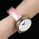 
VCK adapted to Casio LTP-1208 small red watch wine barrel leather watch strap for women LTP-V007 1391 she-4053 5023 small square watch cowhide pin buckle bracelet 14mm (A1) red-(K2) silver bulb pin buckle 12mm