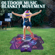 YUNYA MUSIC DANCANT COUVERTURE COUVERTURE DE JEUX ENFANTS LES BARCHETS ET FILLES MAISONS Machine de danse sans fil 3 à 6e cadeau d'anniversaire 8 Mise à niveau Six Arrows Glowing Dancing Couverture - Mecha Model