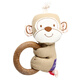 GiGwi is a dog toy made of pine wood plush canvas, teeth-resistant, bite-resistant, self-pleasant, relieving boredom, puppy pet toy Hula Hoop-Little Elephant