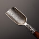 Jinge Pu'er tea spoon tea set accessories solid wood tea spoon Damascus tea tea shovel Kung Fu tea set Liujunzi ebony stainless steel tea spoon