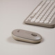 Logitech Fashion Series K380 Bluetooth Tastatur Wireless Tastatur Mac Notebook Tablet iPad Computer Stummschalttastatur Android Mobile Handy Multi-Device Ultra-dünn Haushaltsschokoladen-Tasten Rauch Cloud Grey Grey