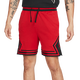 Nike Shorts Herrenhosen Fitnesshosen Sommer Sport Casual Lous LOVER Comfort Training Fitnesshosen Basketballhose DH9076-687/Rot und Schwarz S