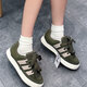 Adidas (adidas) Chaussures de trèfle Chaussures pour hommes chaussures de femme Summer Nouvelles baskets basses légères chaussures décontractées respirantes IE9863 IE9864 OLIVE GREEN / GREY 36