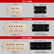 
DELIXI socket panel concealed CD691 series 118 type two-position five-hole 10-hole socket panel champagne gold type 118 type fifteen-hole