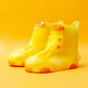 Zhu Xiamingji children's rain boots cover for boys and girls thickened anti-slip shoes cover for primary school students waterproof rain boots cover for kindergarten children's rain boots sky blue [30/31] size
