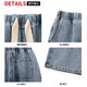 Weijue Jeans Pantalones de verano para hombres Ropa de trabajo recto de hombres Hombres Pantalones casuales de color sólido Pantalones informales de nueve puntos Azul claro XL (110Jin [Jin iguala 0.5 kg] -145Jin [Jin equivale a 0.5 kg])