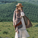 Chaneelr / Karith Cape Schalschal Mode Frauen Winterschalm warmer Schal für Frauen Herbst und Winter Frauen Schal Orange Neue Art Orange 160*135