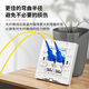 AMPCOM fiber panel socket single port 86 type telecommunication grade LC duplex dual core single mode fiber jumper fiber cable tail fiber coupler flange docking wall mother seat AM86LC01