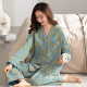 
Three gun pajamas for women in spring and autumn pure cotton long-sleeved fashionable home clothes can be worn on the outside in autumn. Sweet and fashionable casual cotton set 9227# XL women (recommended 120-140Jin [Jin equals 0.5 kg])
