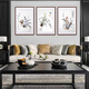 Hanao famous hand-painted Chinese ink ink orchid entrance decoration painting restaurant hanging painting corridor aisle wall painting mural vertical version orchid picture g style, framed with solid wood frame 80*60cm