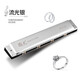 Guoguang Old Brand Harmonica Stress 2-Hole C-Tune Performance Professional Grade Polyphonics Polyphonic para estudiantes, piano introductorio masculino y femenino Estrés negro de 28 hoyos + regalo [con símbolo fonético]