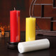 Pinzhide emergency lighting bold candle large candle large long pole daily candle emergency disaster prevention lighting red 2 pieces 5X16 cm