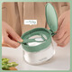 SUPOR seasoning jar seasoning box seasoning jar seasoning box set seasoning bottle seasoning jar salt shaker cream white seasoning box with spoon + seasoning sticker